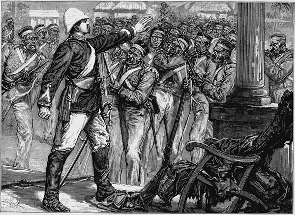 La "mutinerie indienne" (ou "revoltes des cipayes"), 1857-1859