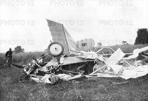 Épave de l'avion du Sergent-Chef Pilote Warneford