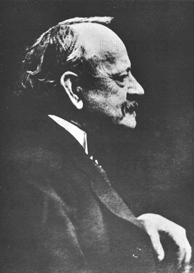 Photograph showing J.J. Thomson