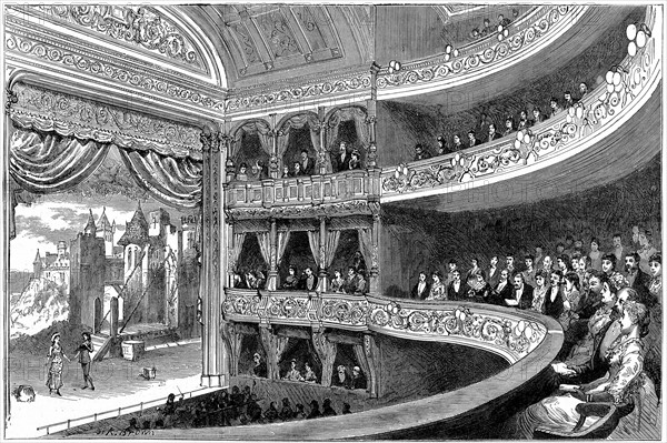 Savoy Theatre, London, built by Richard D'Oyly Carte in 1881