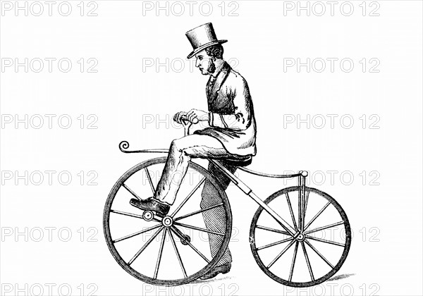 Bicyclette appelee "Boneshaker"