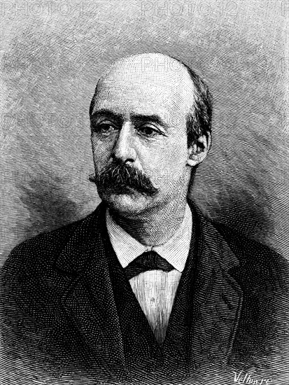 Alexandre Emmanuel Rodolphe Agassiz (1835-1910), océanographe américain d'origine suisse, zoologiste de la marine et ingénieur des mines