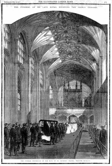 Funérailles d'Albert de Saxe-Cobourg-Gotha
