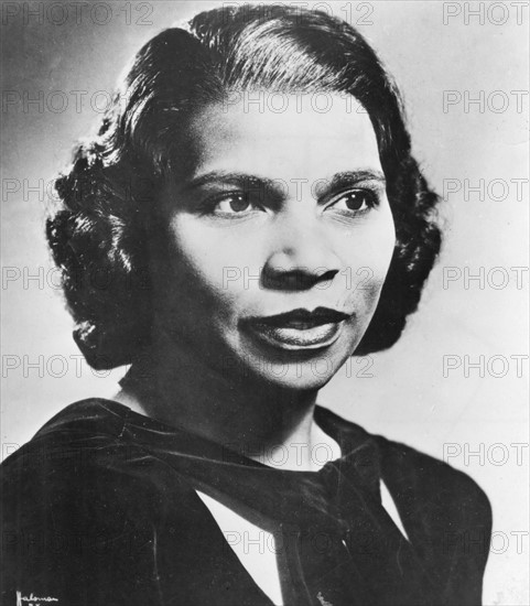 Portrait de Marian Anderson