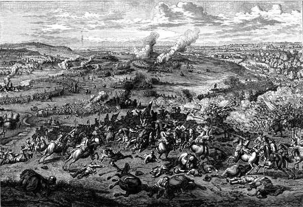 Guerre de Succession espagnole, la Bataille de Blenheim (Hochstadt), le 13 août 1704