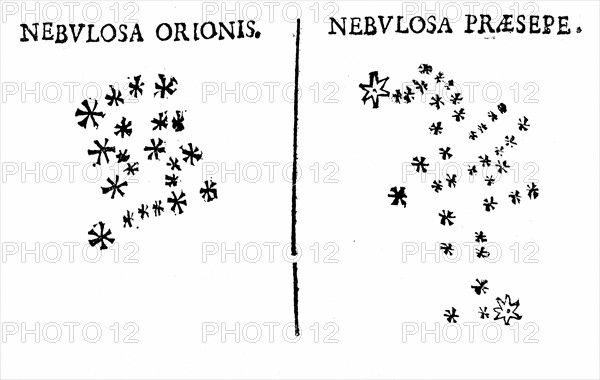 Galilée, Constellation d'Orion et du Cancer