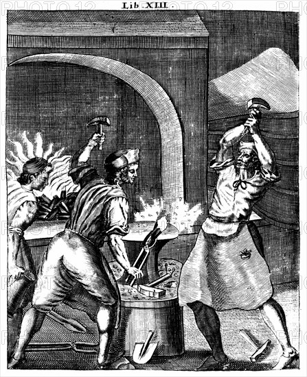 Giovanni Battista della Porta, "Forgerons au travail"