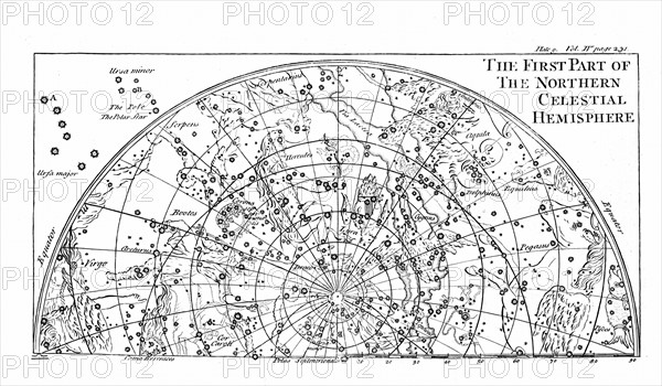 Chart of the Northern Celestial Hemisphere