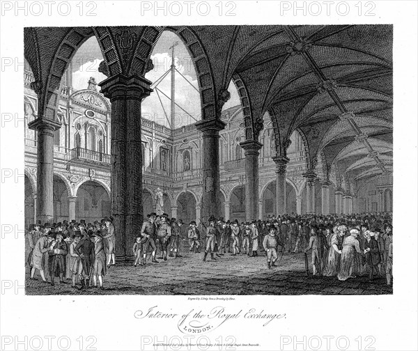 Royal Exchange London, late 18th century