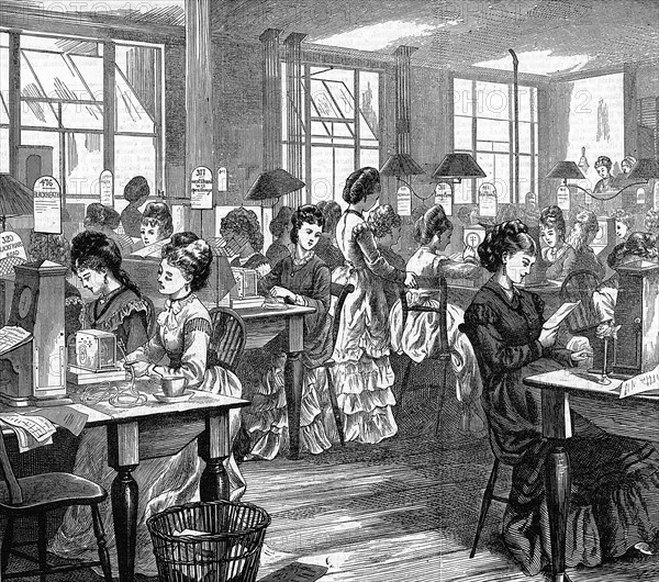 Women working in the main