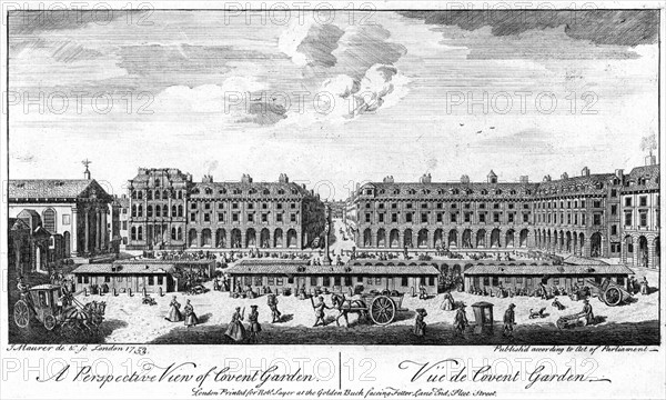 Covent Garden, London, in 1753