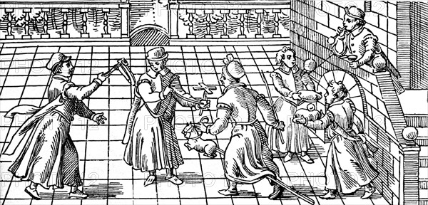 Children's games in the 16th century