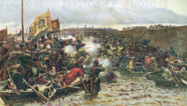 Beginning of conquest of Siberia