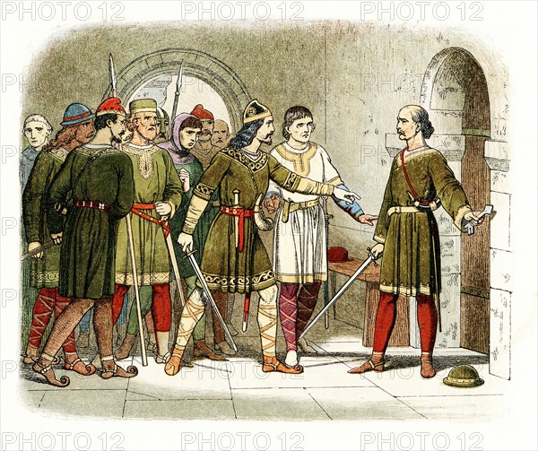 William de Breteuil defending the treasury at Winchester against Henry I