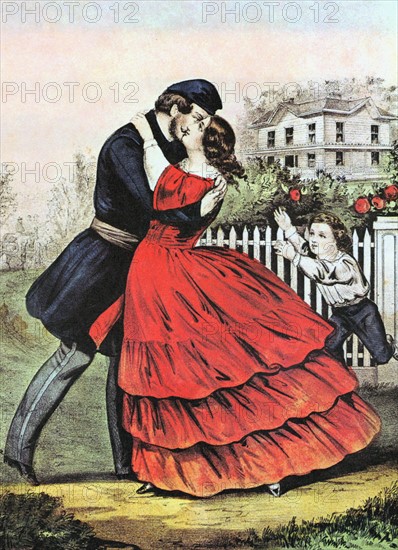 Home from the War': Currier and Ives print of Union