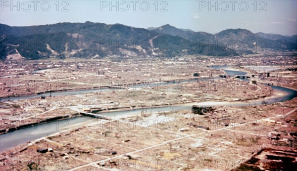 Hiroshima after the dropping of the atom bomb in August 1945