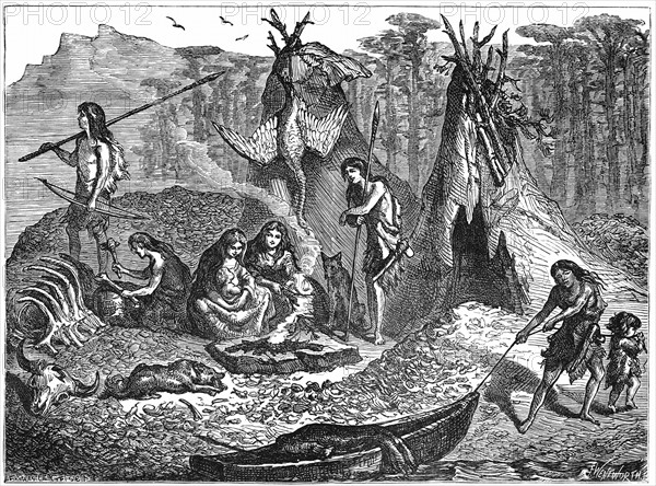 Shell Mound People or Kitchen-Middeners
