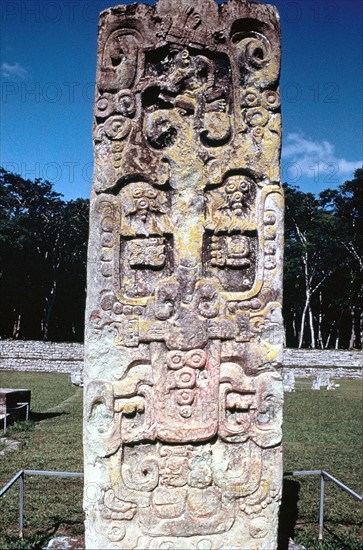 Stele B from Copan