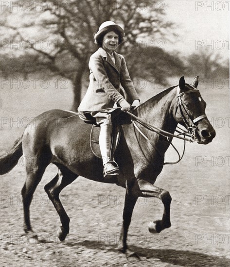 Princess Elizabeth as a child