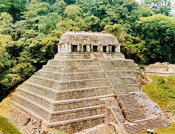 Pyramids and Temple-of-the-Inscriptions