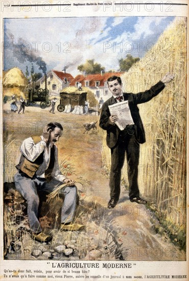 Advert for an agricultural magazine 'Agriculture Moderne'