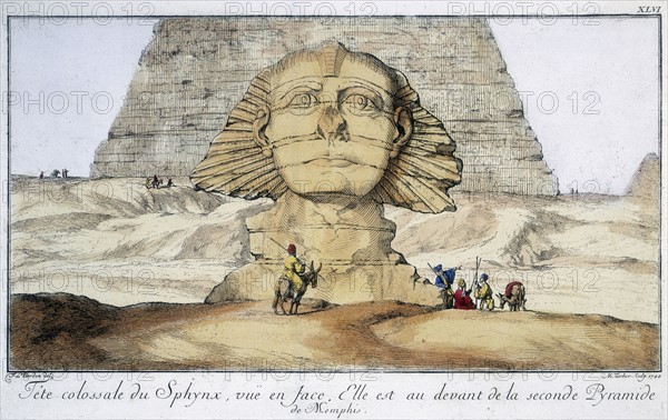 Huge head of Sphinx