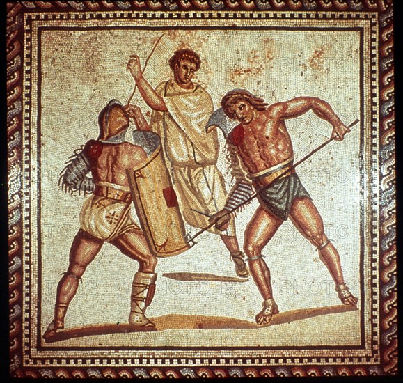 Gladiators in the arena