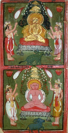 Buddha enthroned