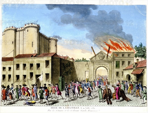 Storming of the Bastille, 14 July 1789