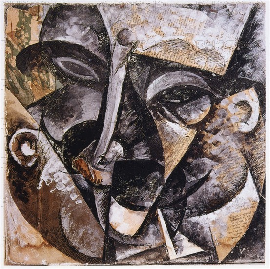 Boccioni, Dynamic of a man's head