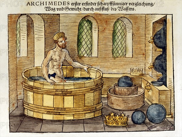 Archimedes in his bath