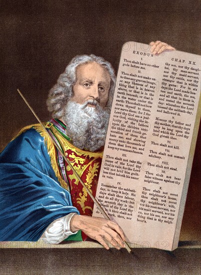 Moses with the Ten Commandments