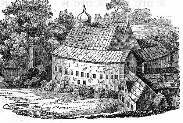 Bear Garden, Southwark, London in 1648, showing it after third rebuild