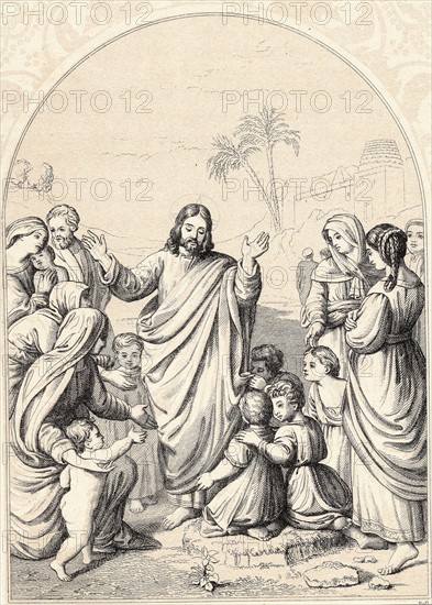 Christ blessing the little children