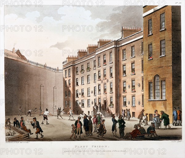 Inner court, Fleet Prison, London