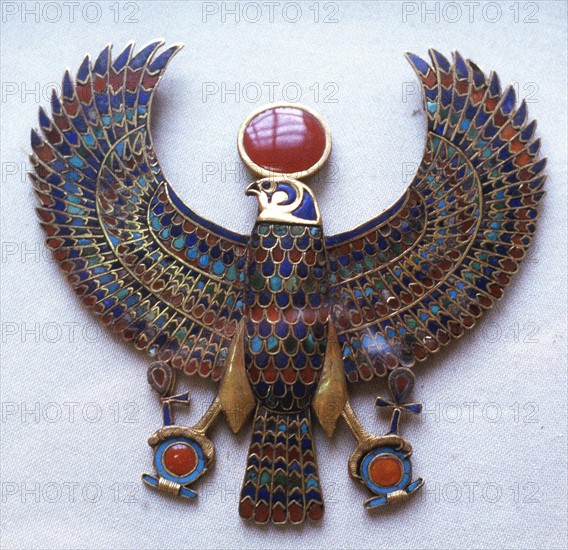 Pectoral jewel from treasure of Tutankhamun