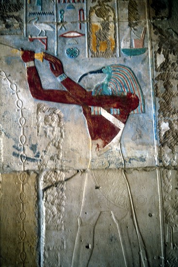 Ancient Egyptian Ibis-headed god Thoth