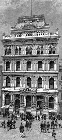 Exterior view of the New York Stock Exchange