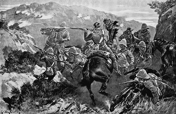 Picket of 13th Hussars surprised near the Tugela River