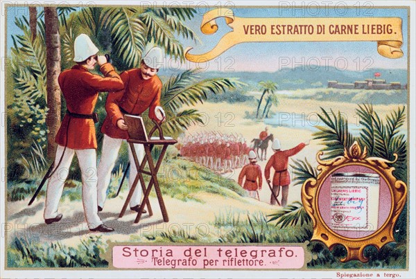 Heliograph, a visual telegraph