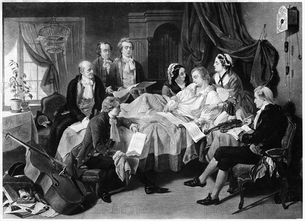 The Deathbed of Mozart' 1791