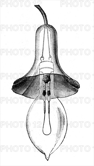 Incandescent filament lamp by St George Lane-Fox