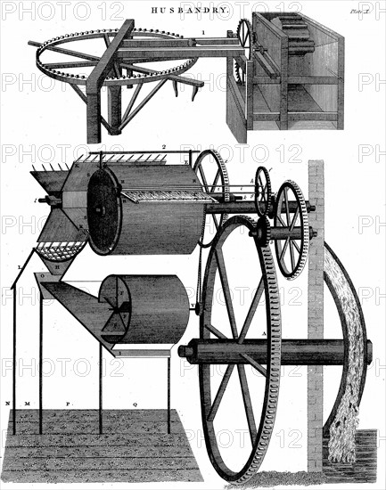 Threshing machine by Andrew Meikle