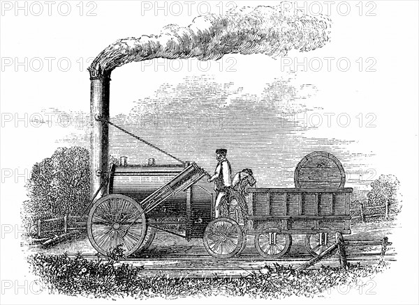 Stephenson's locomotive 'Rocket'