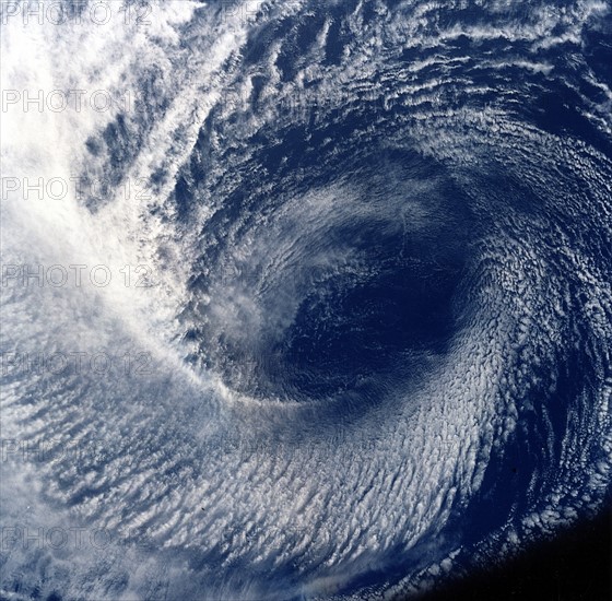 Eye of tropical storm 'Blanca'