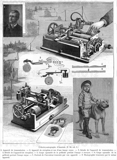 Facsimle or copying telegraph system