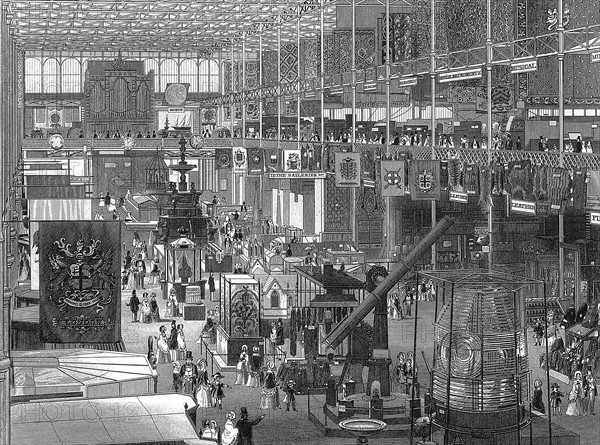 Great Exhibition of 1851 in the Crystal Palace