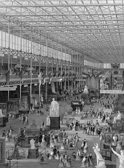 Great Exhibition of 1851, Crystal Palace, Hyde Park, London