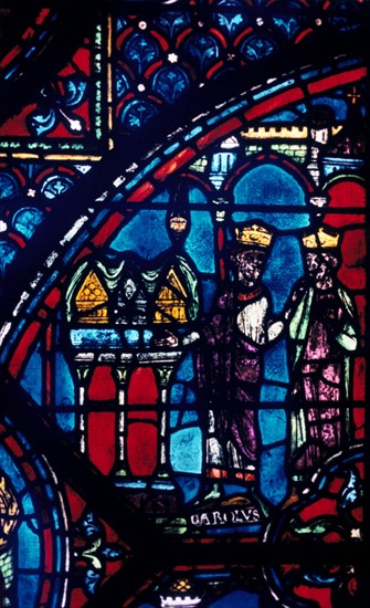 Stain glass window from the cathedral of Chartres, XIII century