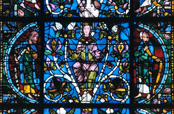 Stain glass window from the cathedral of Chartres